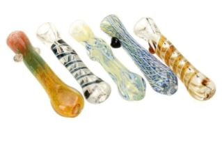 3 inch Glass One-Hitter Chillum Pipe